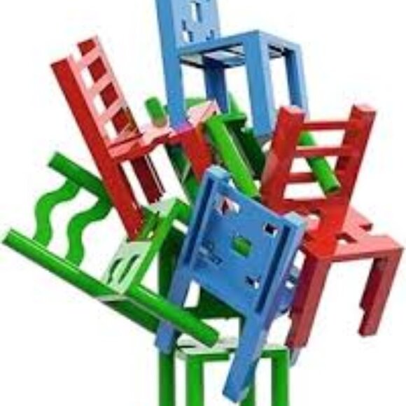 New in Box-Mistakos Stacking Chairs Game-Bilingual - Picture 4 of 13